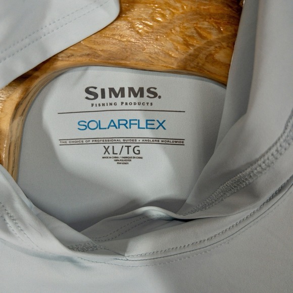 Simms Fishing Veil Camo Womens XL Hoodie Solar Flex UPF 50+‎ Outdoors Gorpcore - Picture 5 of 12